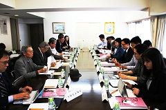 日中韓協力事務局および日中韓三国記者団の来訪